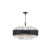 Allegra Collection - 72cm Chandelier - Matte Black gallery detail image