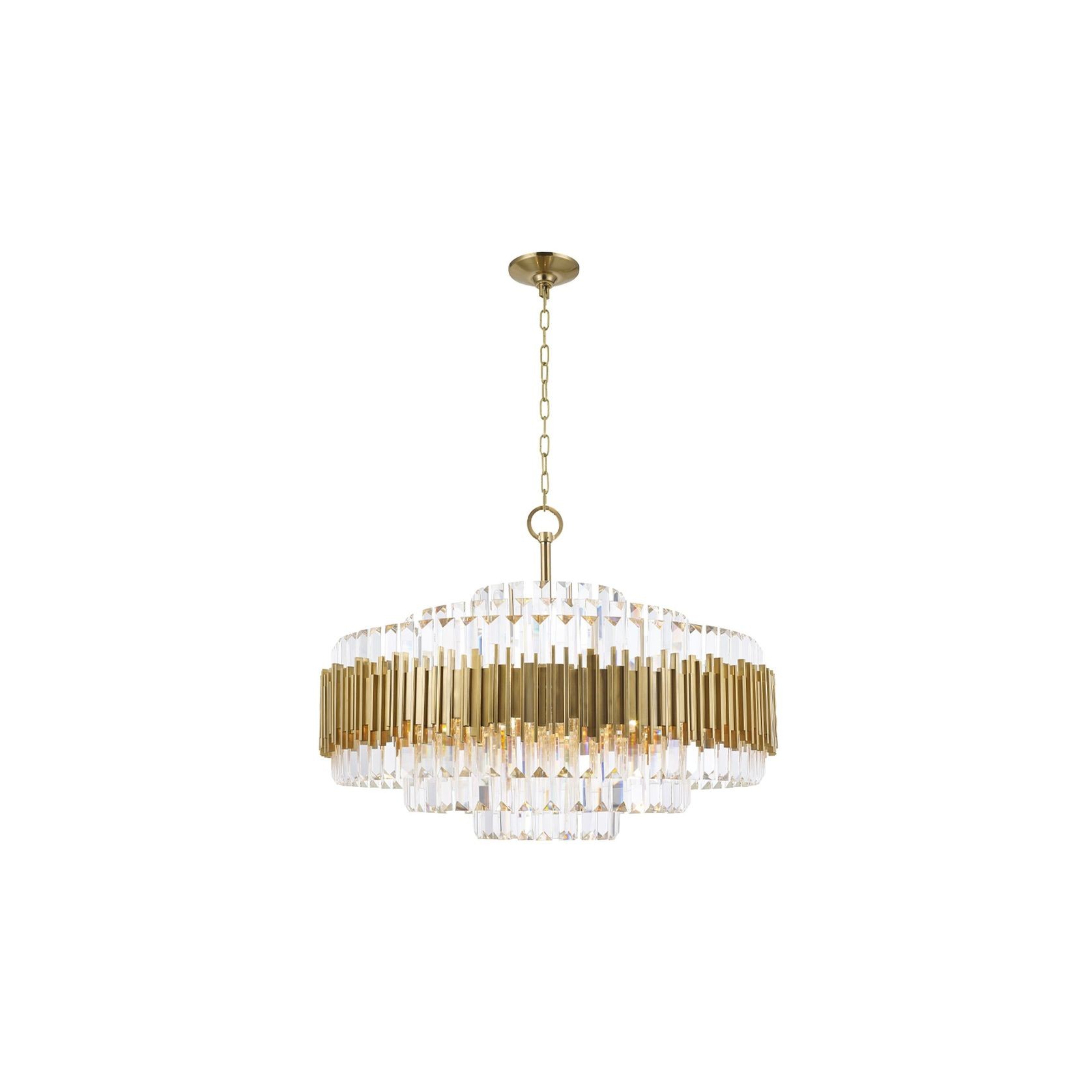 Allegra Collection - 83cm Chandelier - Brass gallery detail image
