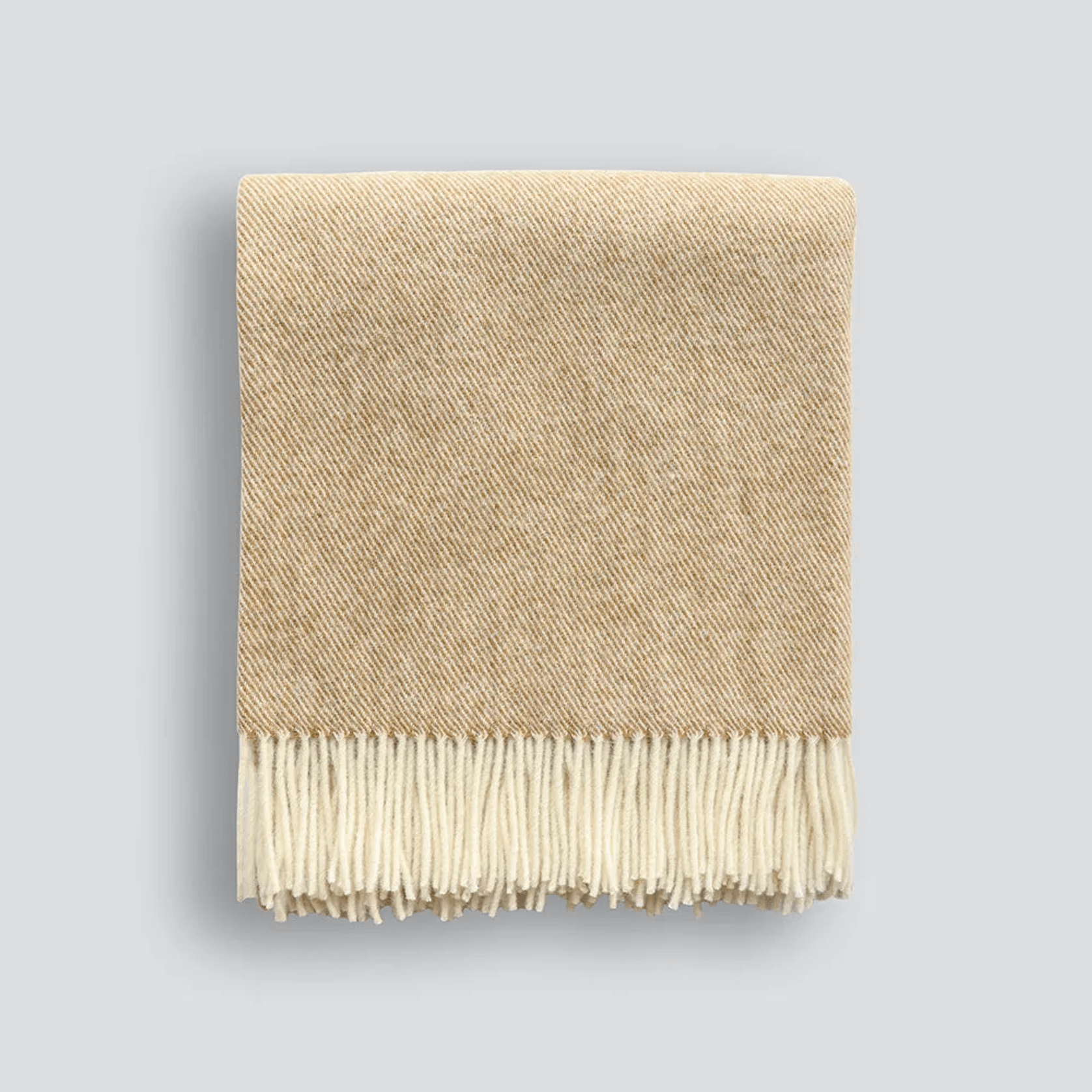 Baya Martinborough Throw - Ochre | Pure NZ Wool gallery detail image
