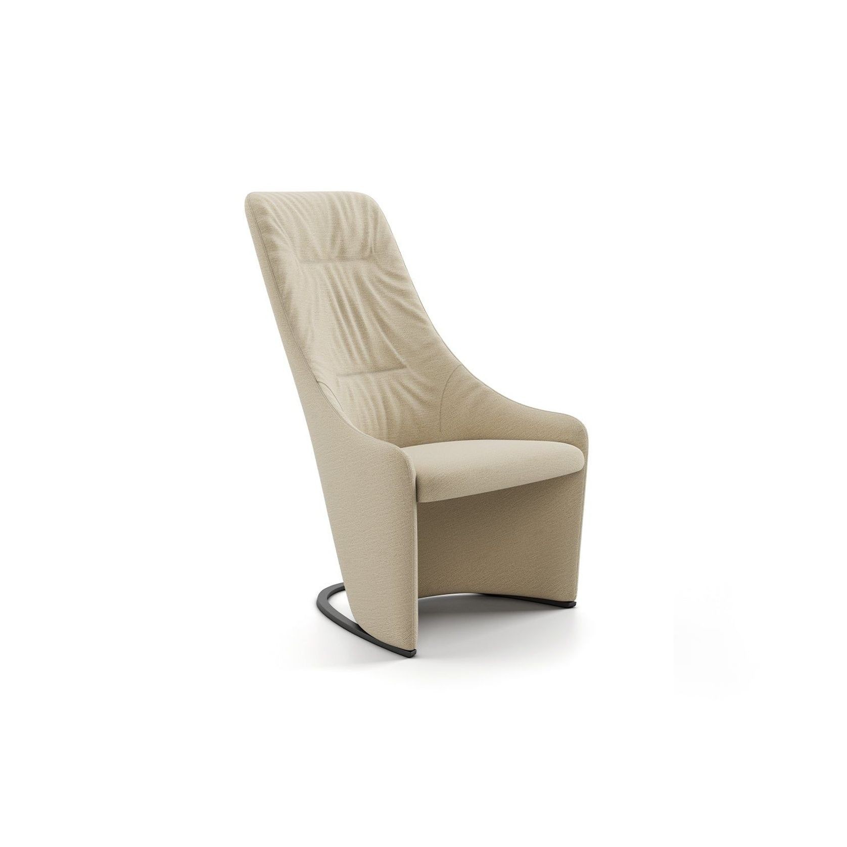 Nagi High Fixed Armchair - Soft Upholstery gallery detail image