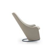 Nagi High Rocking Armchair - Smooth Upholstery gallery detail image