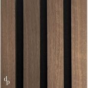 Natural Walnut | Black Felt | 2400mm gallery detail image