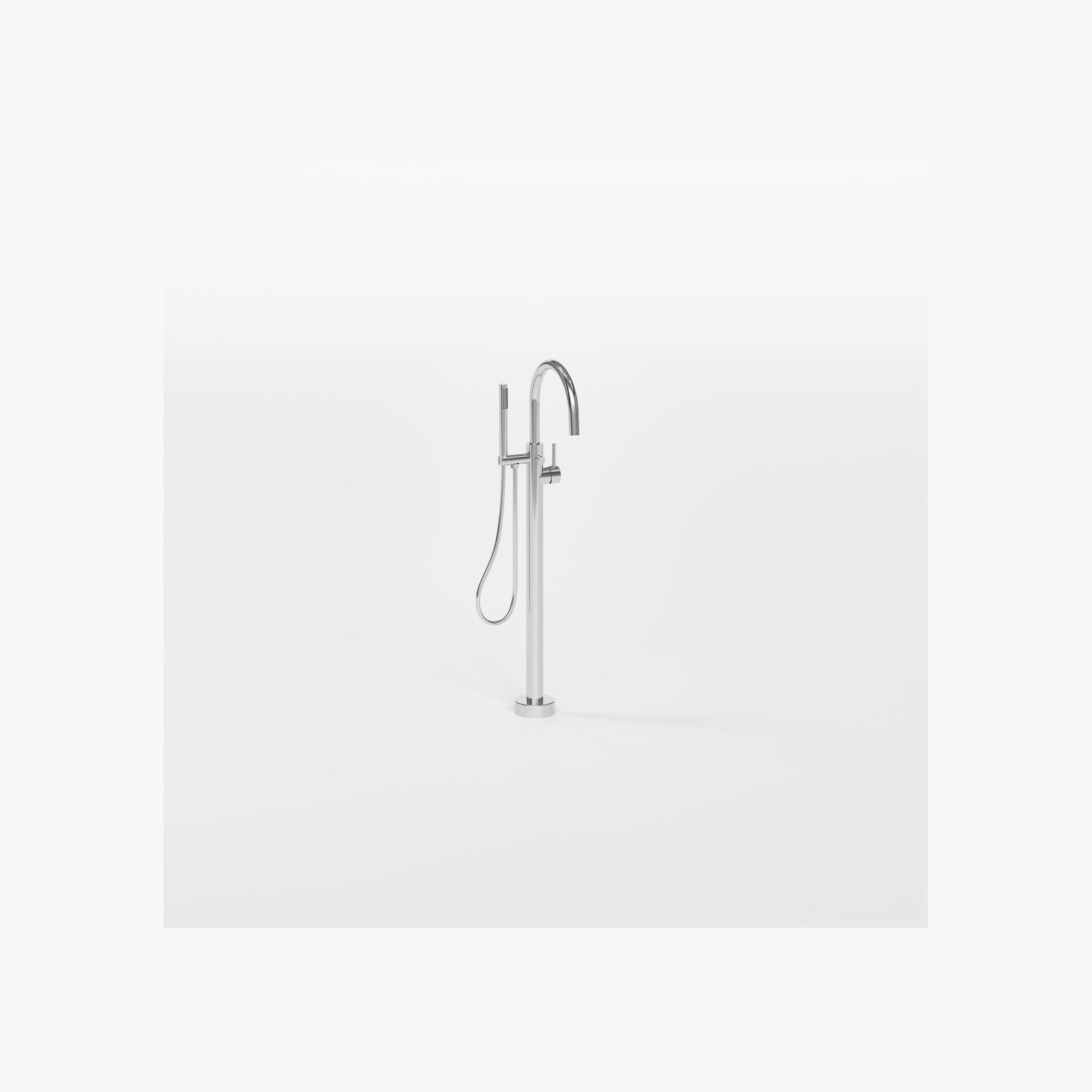 Nature Floorstanding Bath Filler with Hand Spray gallery detail image
