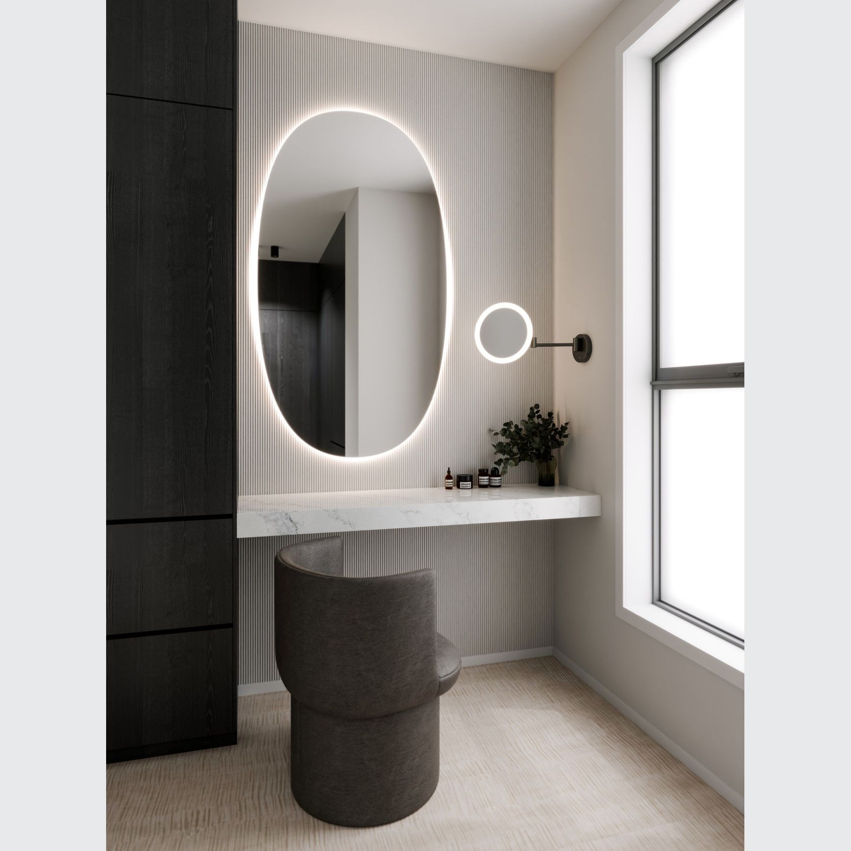 Euro Cervo 1450 x 800 LED Mirror gallery detail image