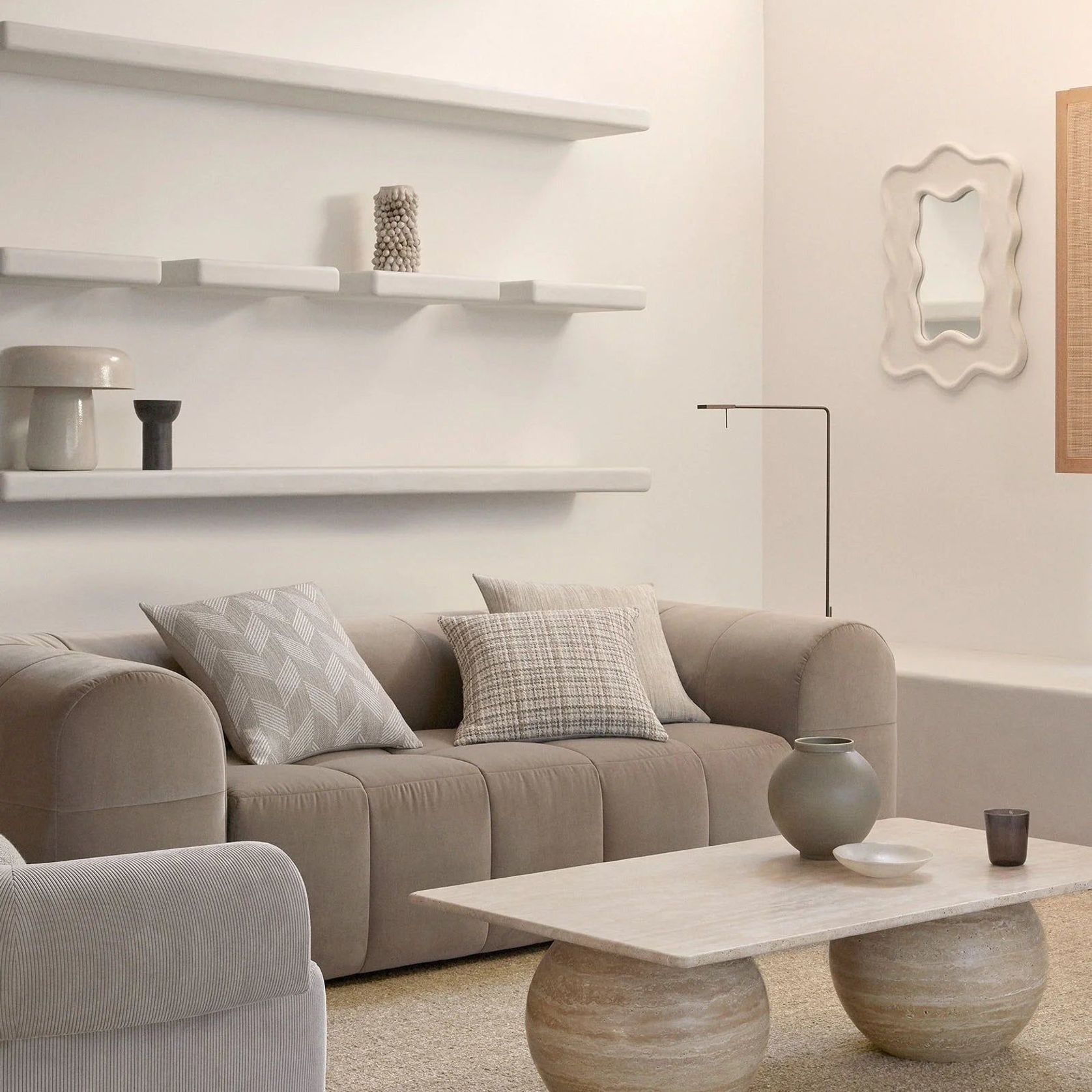 Weave Home Riva Cushion - Natural | 50 x 50cm gallery detail image