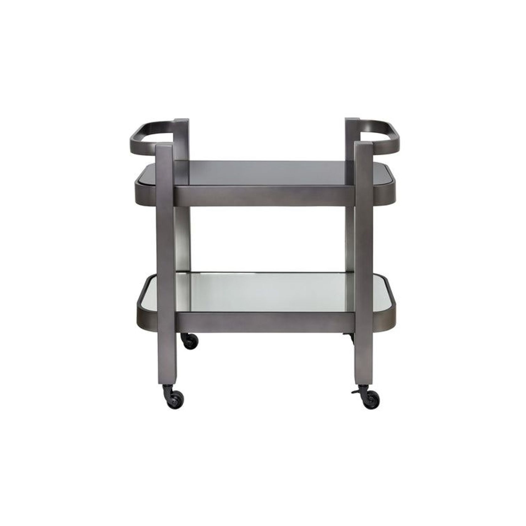 St Tropez Drinks Trolley with Black Glass gallery detail image