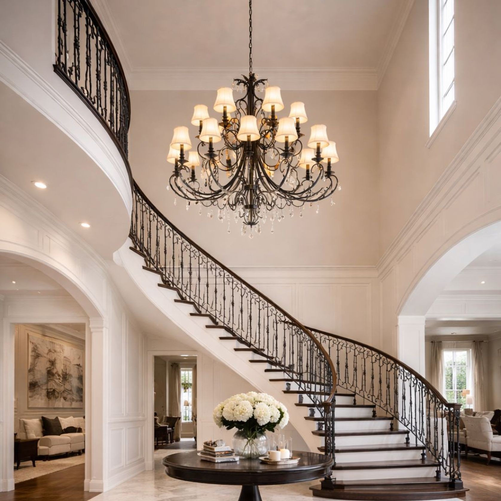 ARIA - Hampton 24 Arm Chandelier - Dark Bronze gallery detail image