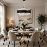 Allegra Collection - 72cm Chandelier - Matte Black gallery detail image