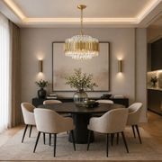 Allegra Collection - 58cm Chandelier - Brass gallery detail image