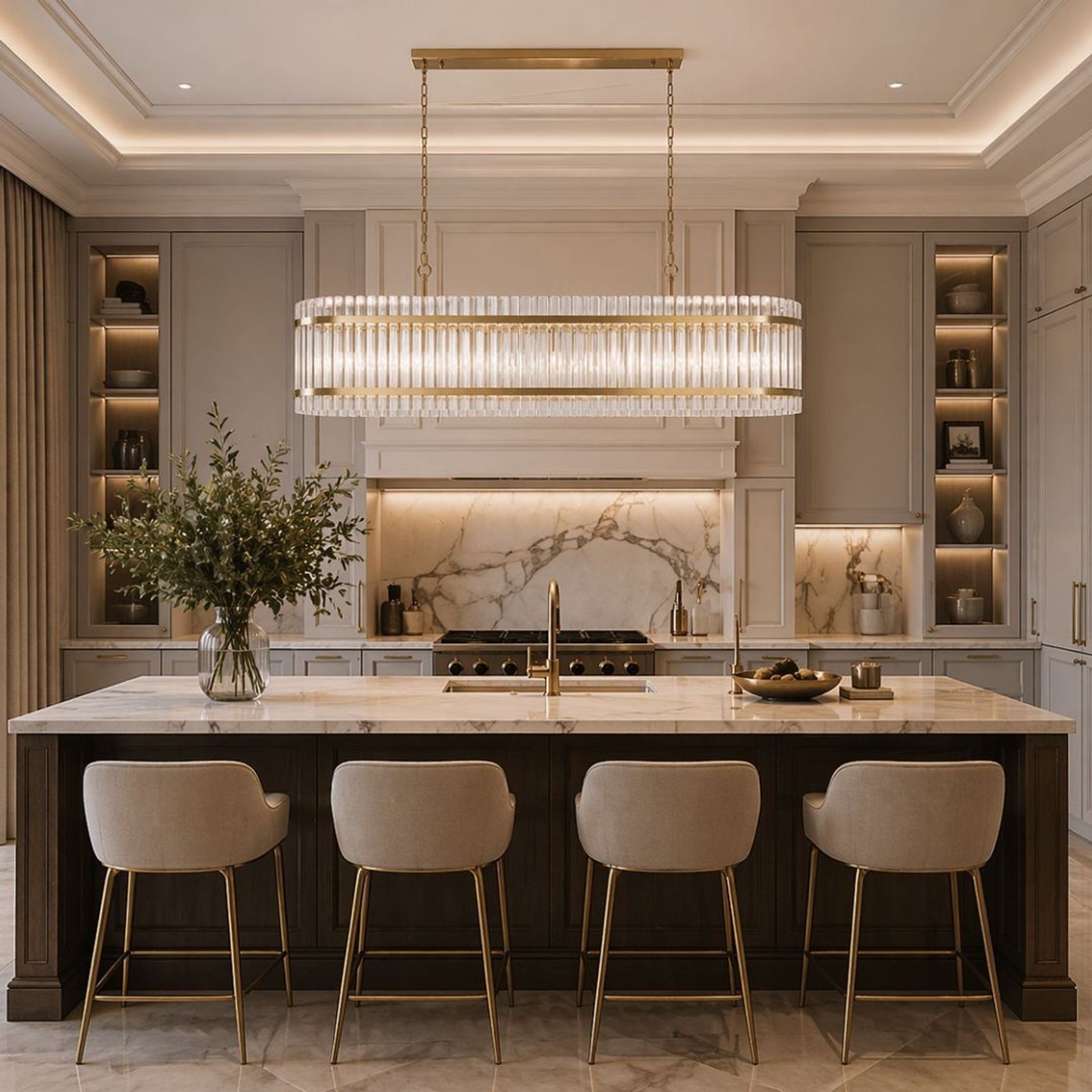 Harlow Collection - Bar Light - Satin Brass gallery detail image