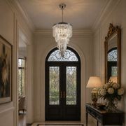 NewYork Oasis Spiral Chandelier - Chrome - W:60cm gallery detail image