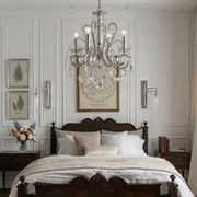 NewYork Princess 4 Arm Chandelier- Chrome- W:42cm gallery detail image