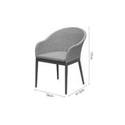 Nightjar Aluminium Outdoor Patio Dining Chair gallery detail image