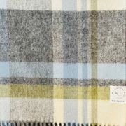 NZ Wool Throw - Portree Duck Egg | 100% Merino Wool gallery detail image