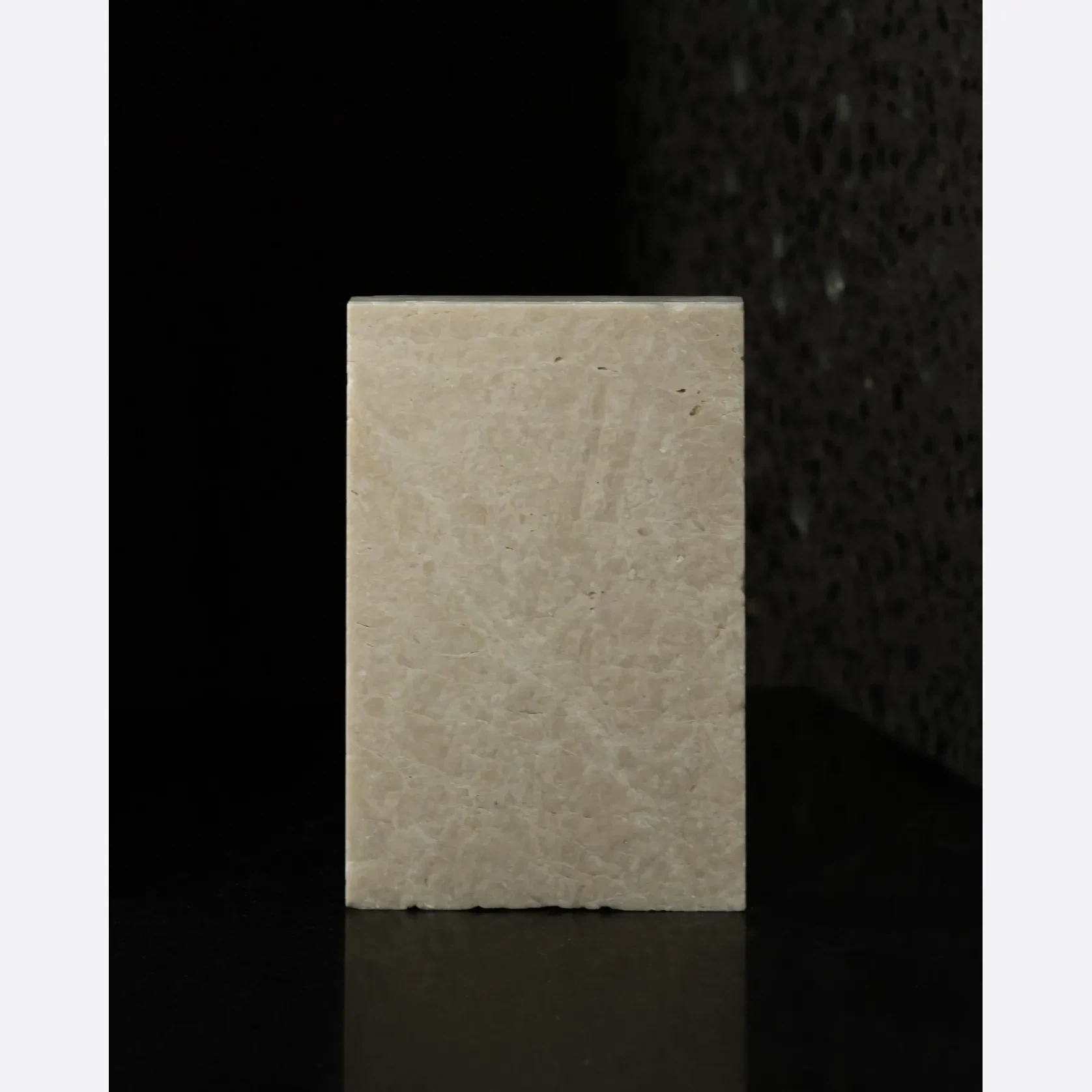 Ottoman Beige Leathered Marble Porcelia gallery detail image