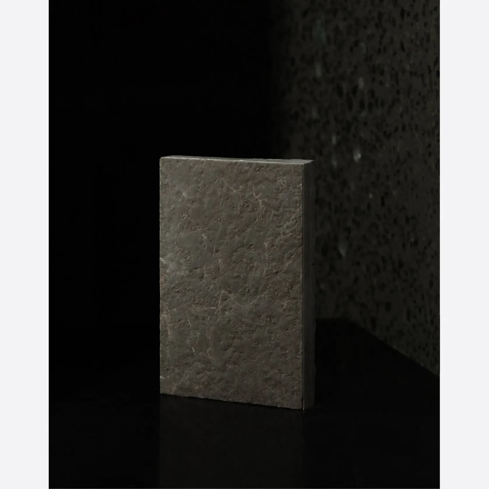 Ottoman Grey Leathered Marble Porcelia gallery detail image