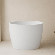 Ovola Small Oval 1000mm Japanese Soak Tub Bath - OV8024 gallery detail image