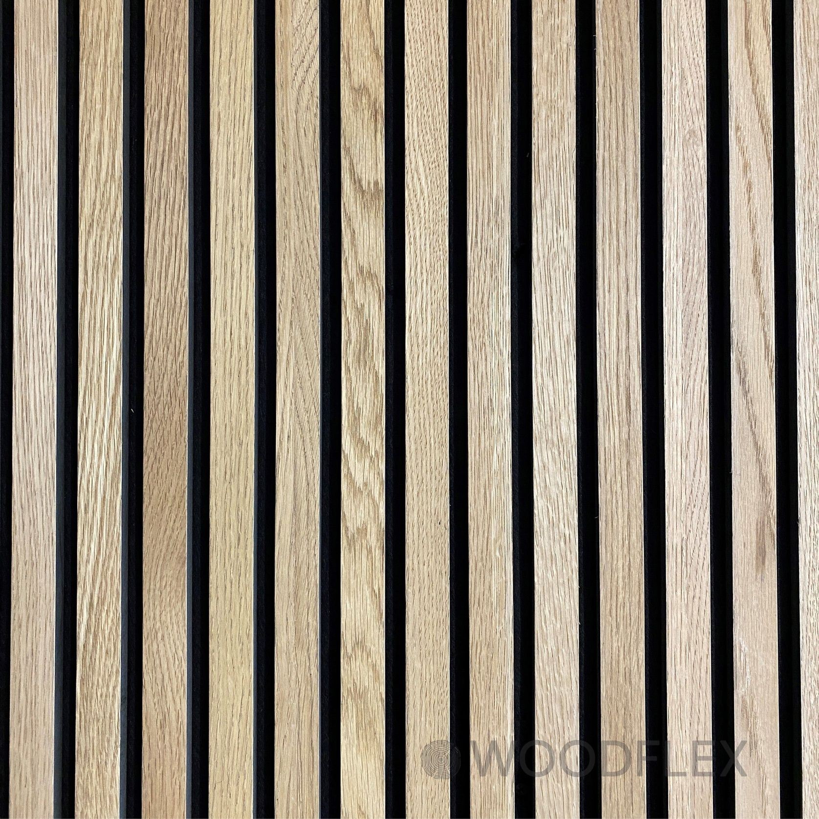WOODFLEX Flexible Acoustic Wood Slat Panel - 3 Sided gallery detail image