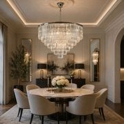 Odeon (Oasis) Chandelier- 7 Layer - Clear Finish - W:100cm gallery detail image