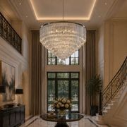 Odeon (Oasis) Chandelier- Large 9 Layer - Clear Finish - W:130cm gallery detail image