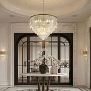 Odeon (Oasis) Chandelier- Large 9 Layer - Gold Finish - W:130cm gallery detail image