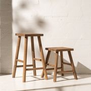 Odin Square Timber Barstool gallery detail image