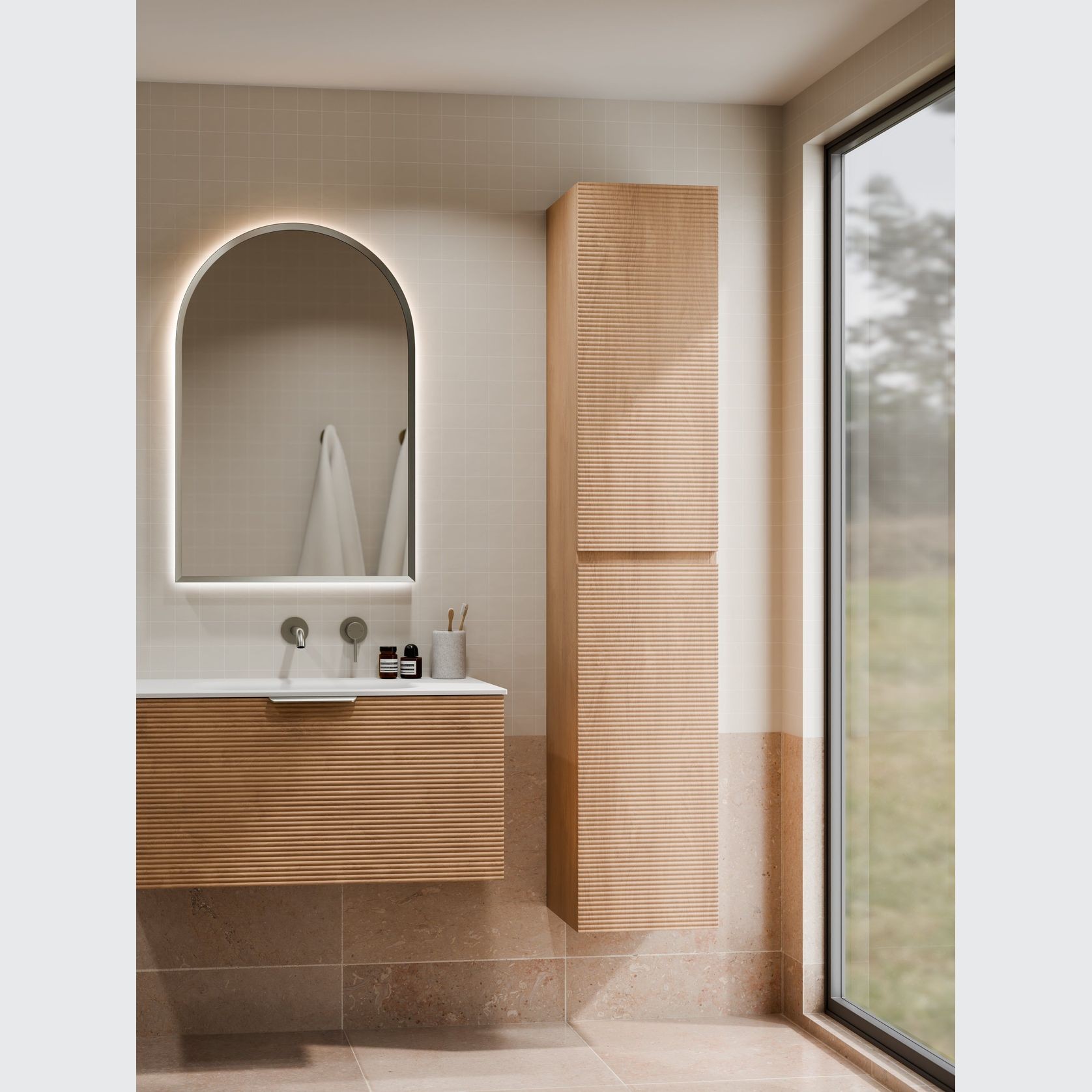 Lineare Orchard Tower Cabinet gallery detail image