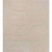 Orla Kiely Solid Stem Rug - Ecru | 100% Wool Designer Floor Rug gallery detail image