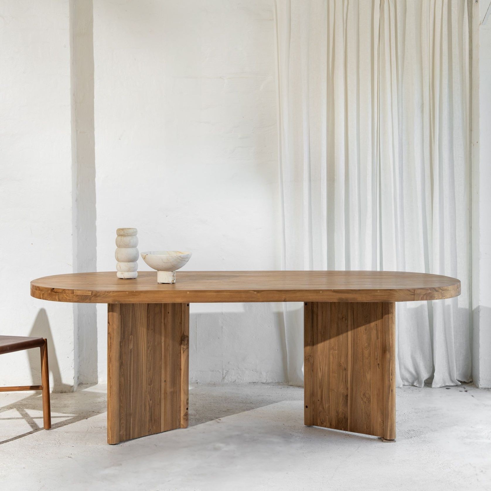 Otto Rounded End Dining Table gallery detail image