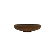 Outdoor Brazier Fire Pit Bowl - Natural Rust Patina Finish Corten Steel 80cm gallery detail image