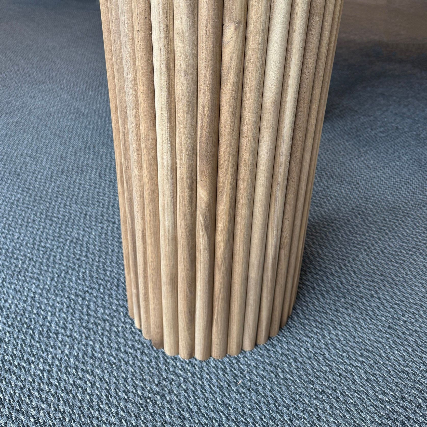 WOODFLEX Flexible Solid Paulownia Wood Slat Wall Panel gallery detail image