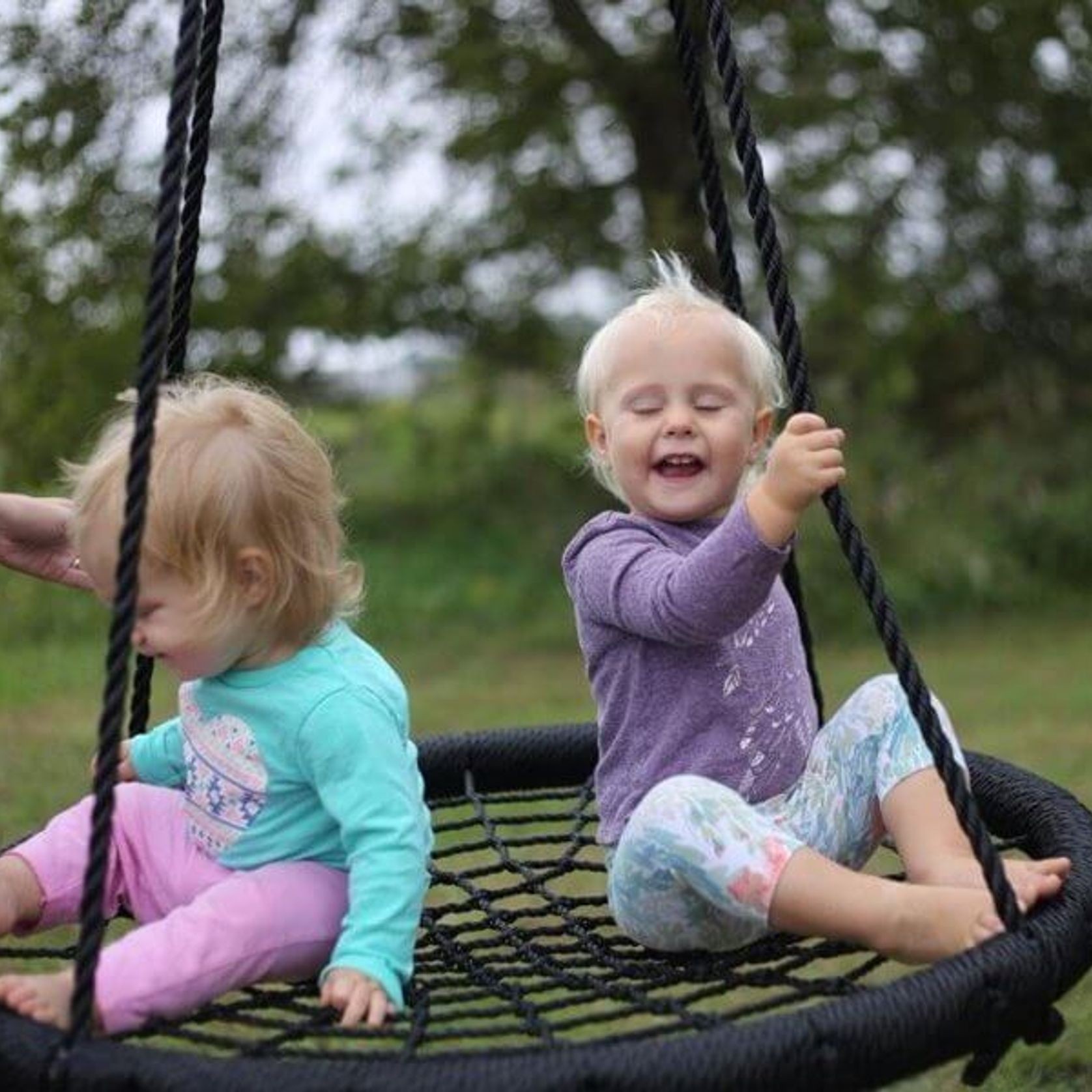 Outdoor Spider Web Swing - 100cm gallery detail image