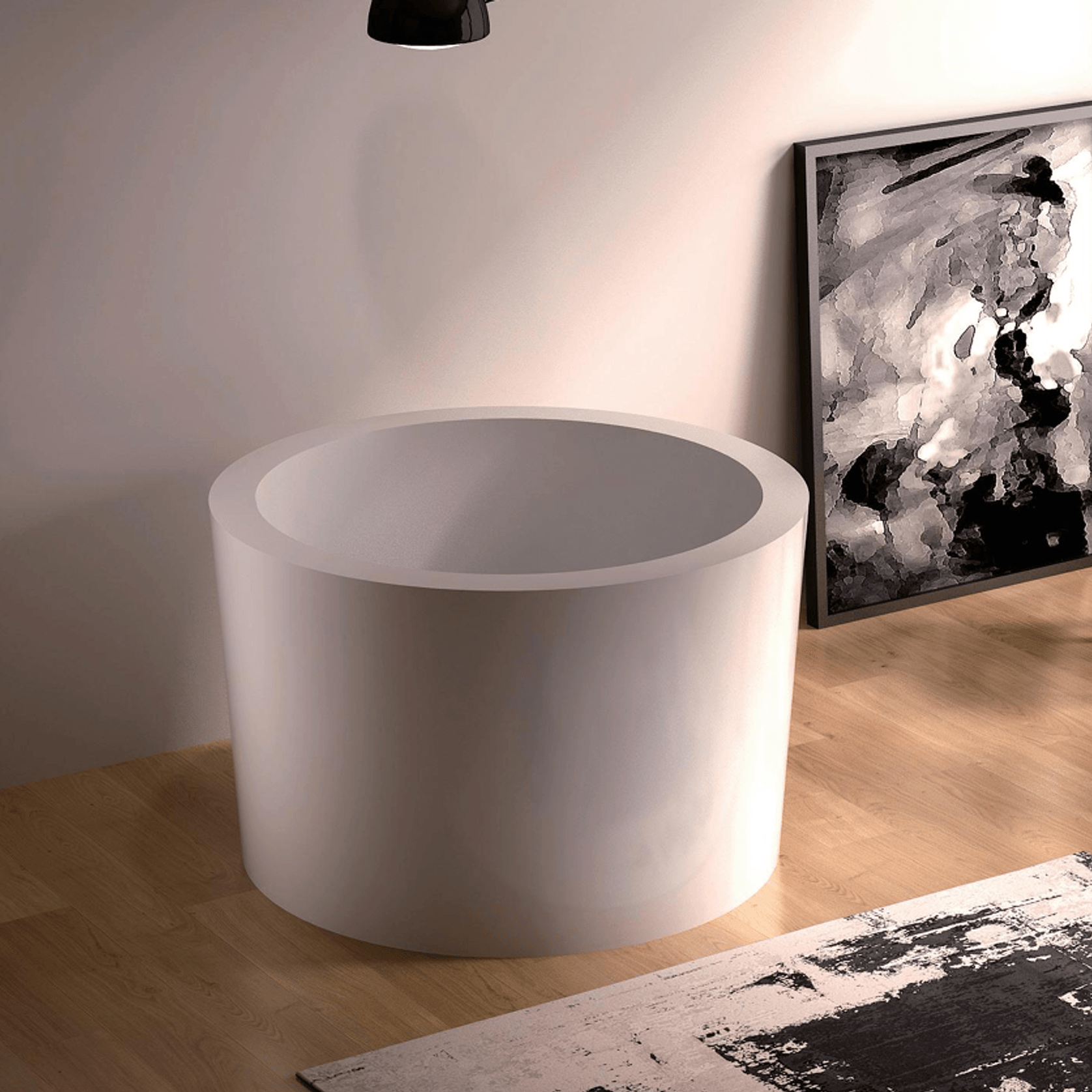 Ovola Compact 1045mm Japanese Soak Tub - OV1023 gallery detail image