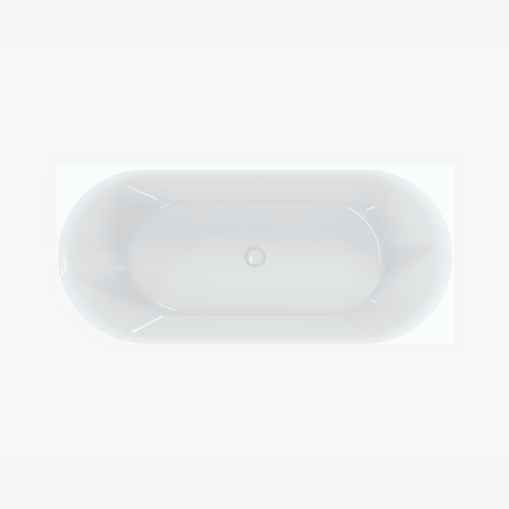 Ovola Rounded Right Back-to-wall 1800mm - OV768RBW gallery detail image