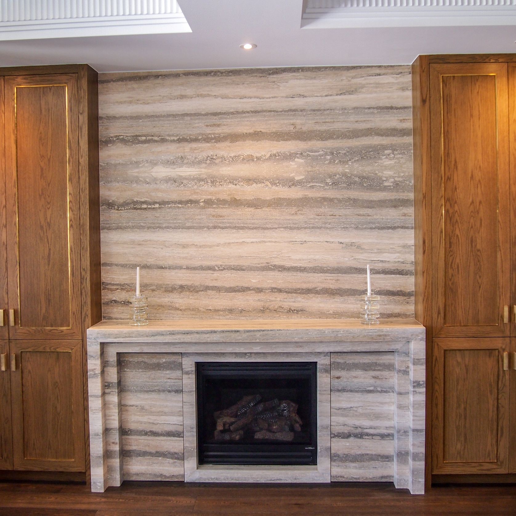 Custom Designed Fireplace Cabinetry gallery detail image