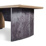 HAMLIN Executive Office Desk with Left Return 2.2M - Tobacco gallery detail image
