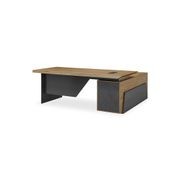 HAMLIN Executive Office Desk with Left Return 2.2M - Tobacco gallery detail image