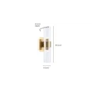 Provincial Collection Wall Sconce - Brass Finish - H:25cm gallery detail image