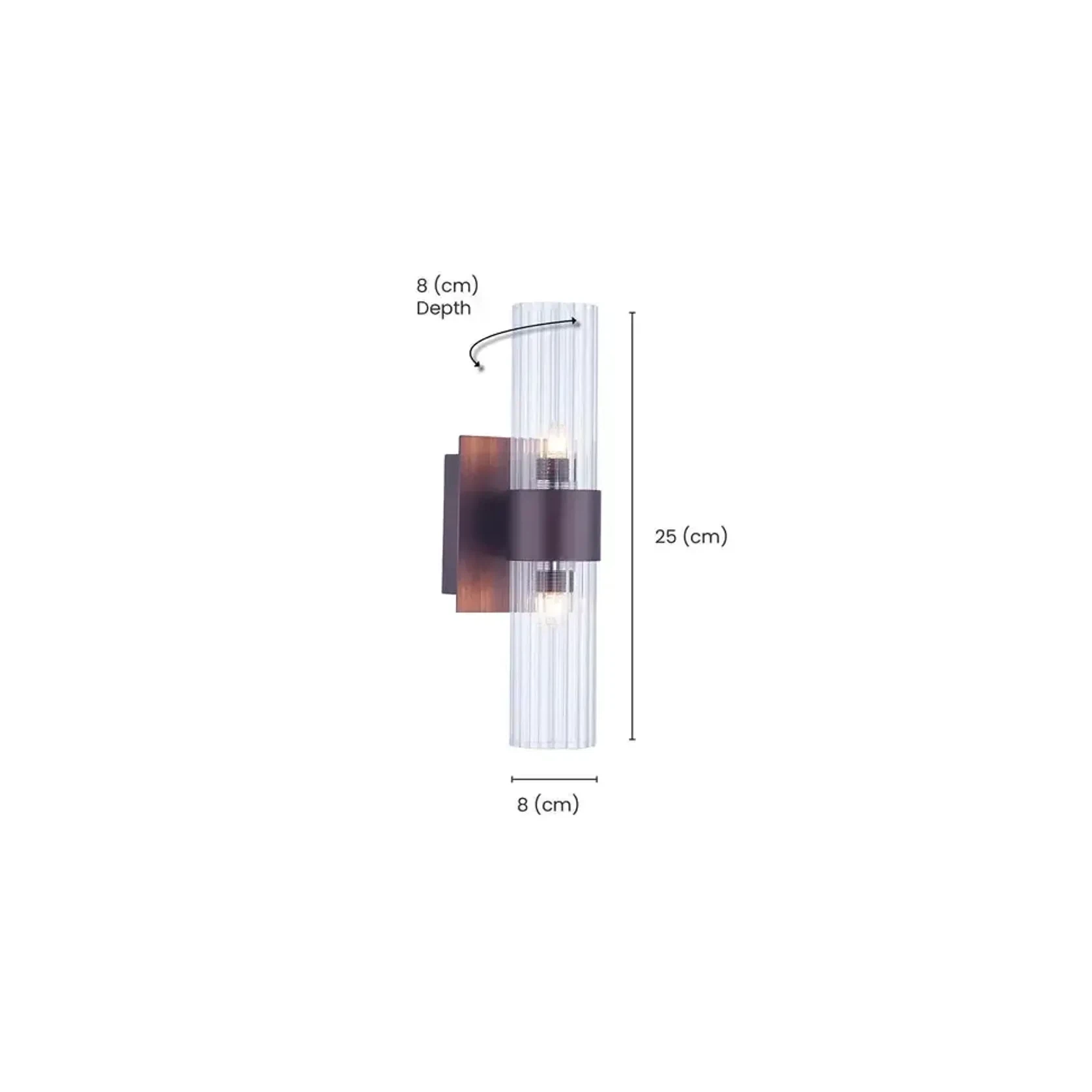 Provincial Collection Wall Sconce - Warm Bronze - H:25cm gallery detail image
