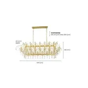Maria Theresa Bar Light - Antique Gold - W:120cm gallery detail image
