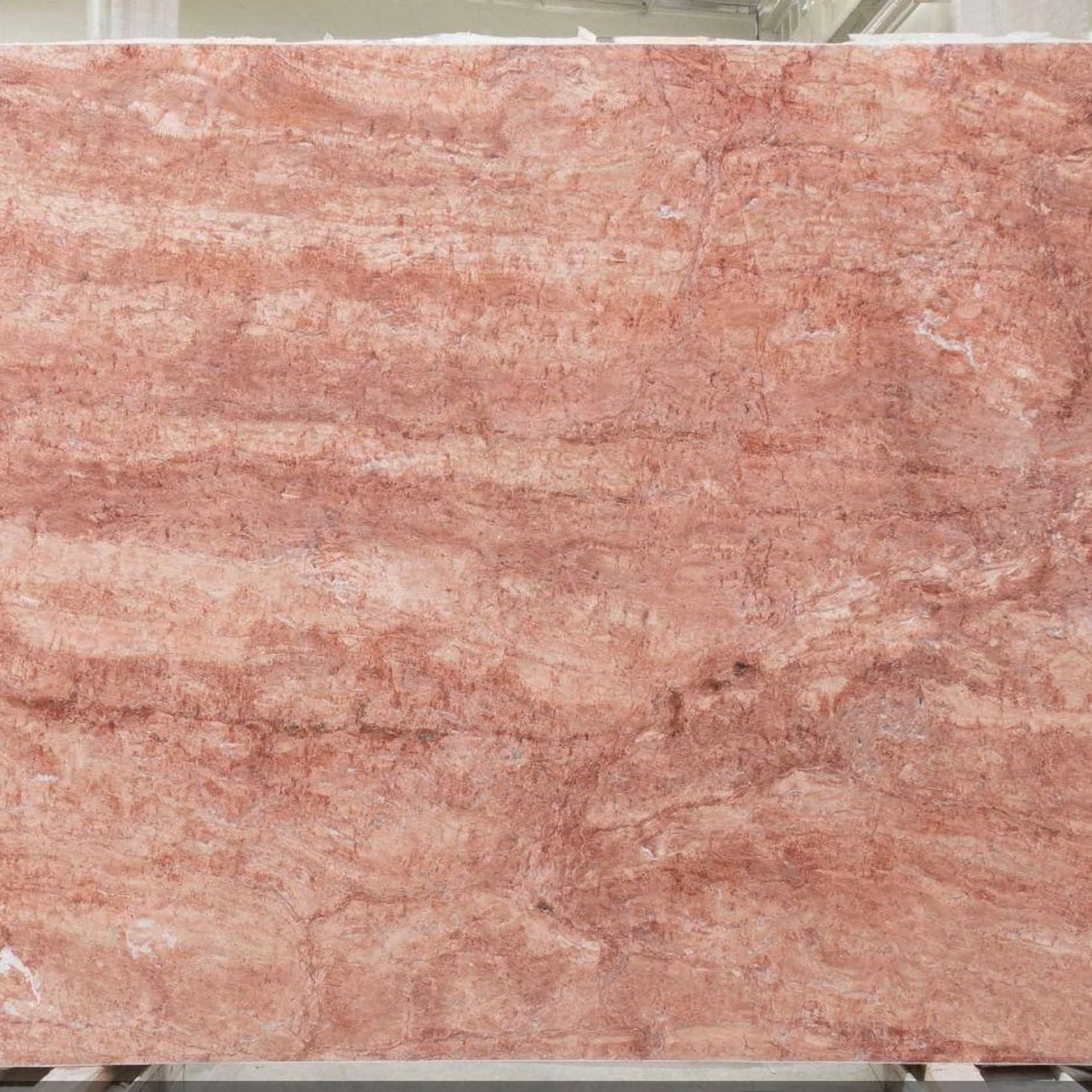 Persian Red Vein Cut Travertine Benchtop gallery detail image