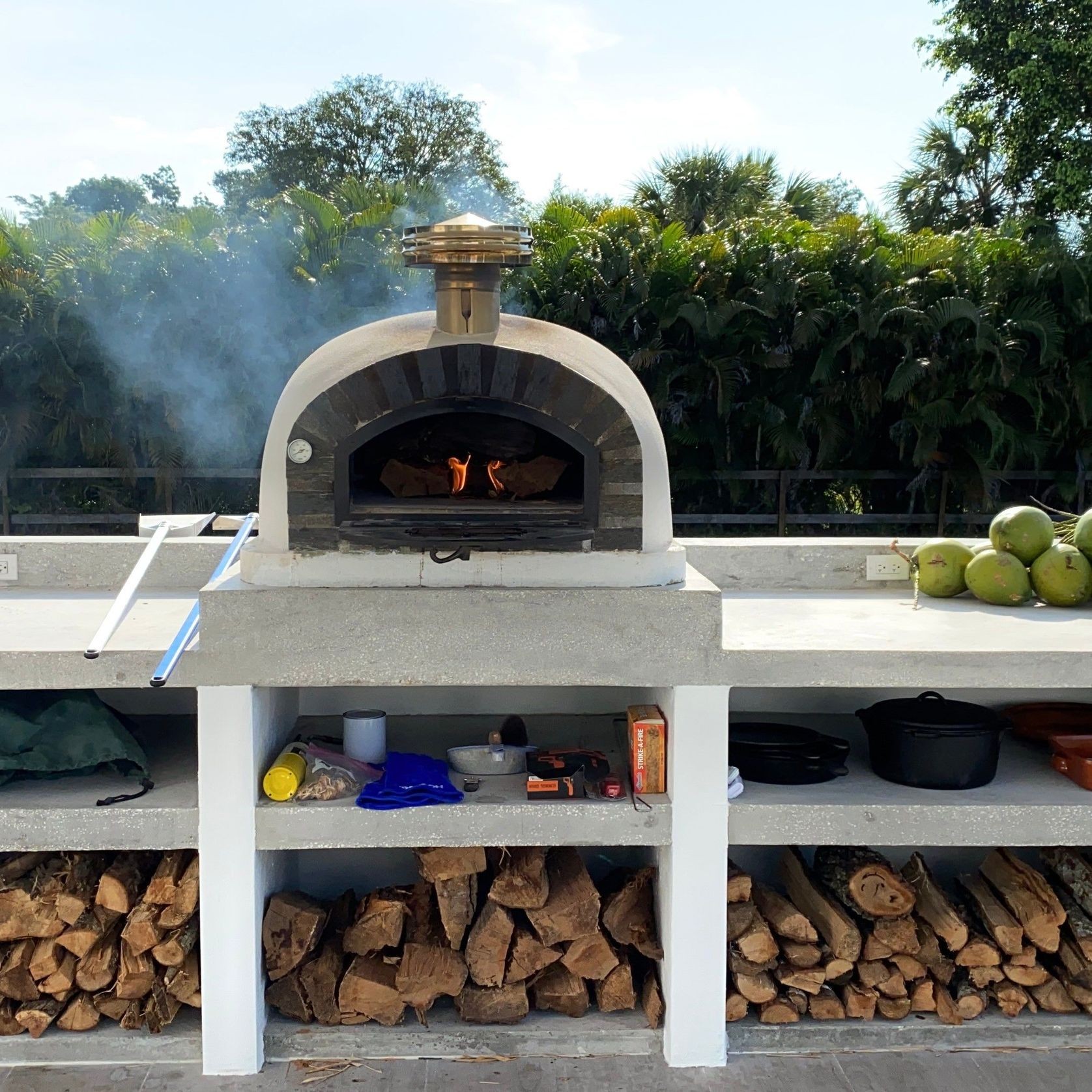 Pizzaioli Stone Arch Premium Wood Fired Pizza Oven gallery detail image