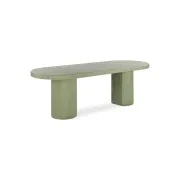 Nova Outdoor Dining Table 240cm - Green Concrete gallery detail image