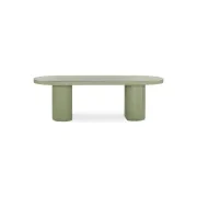 Nova Outdoor Dining Table 240cm - Green Concrete gallery detail image
