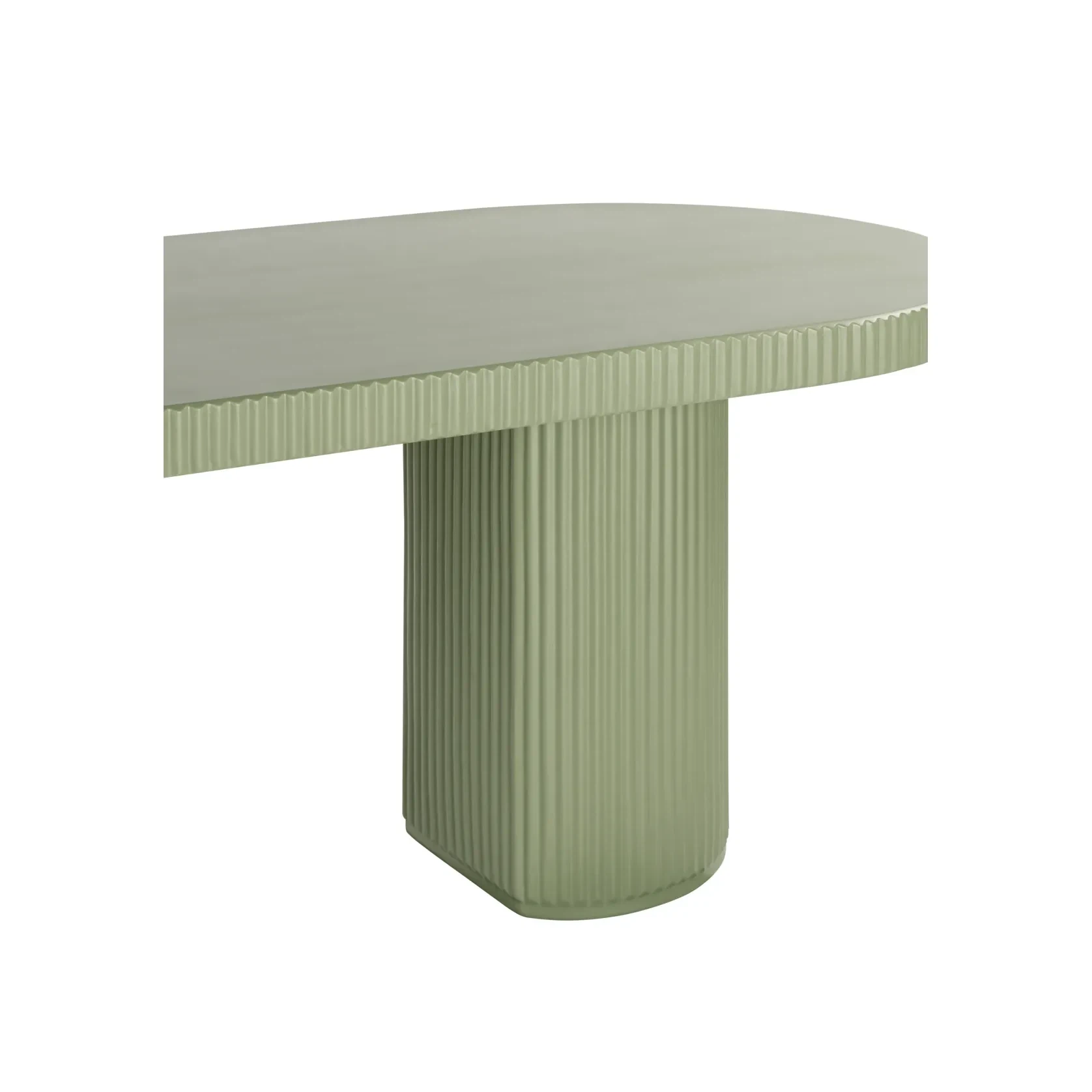 Nova Outdoor Dining Table 240cm - Green Concrete gallery detail image