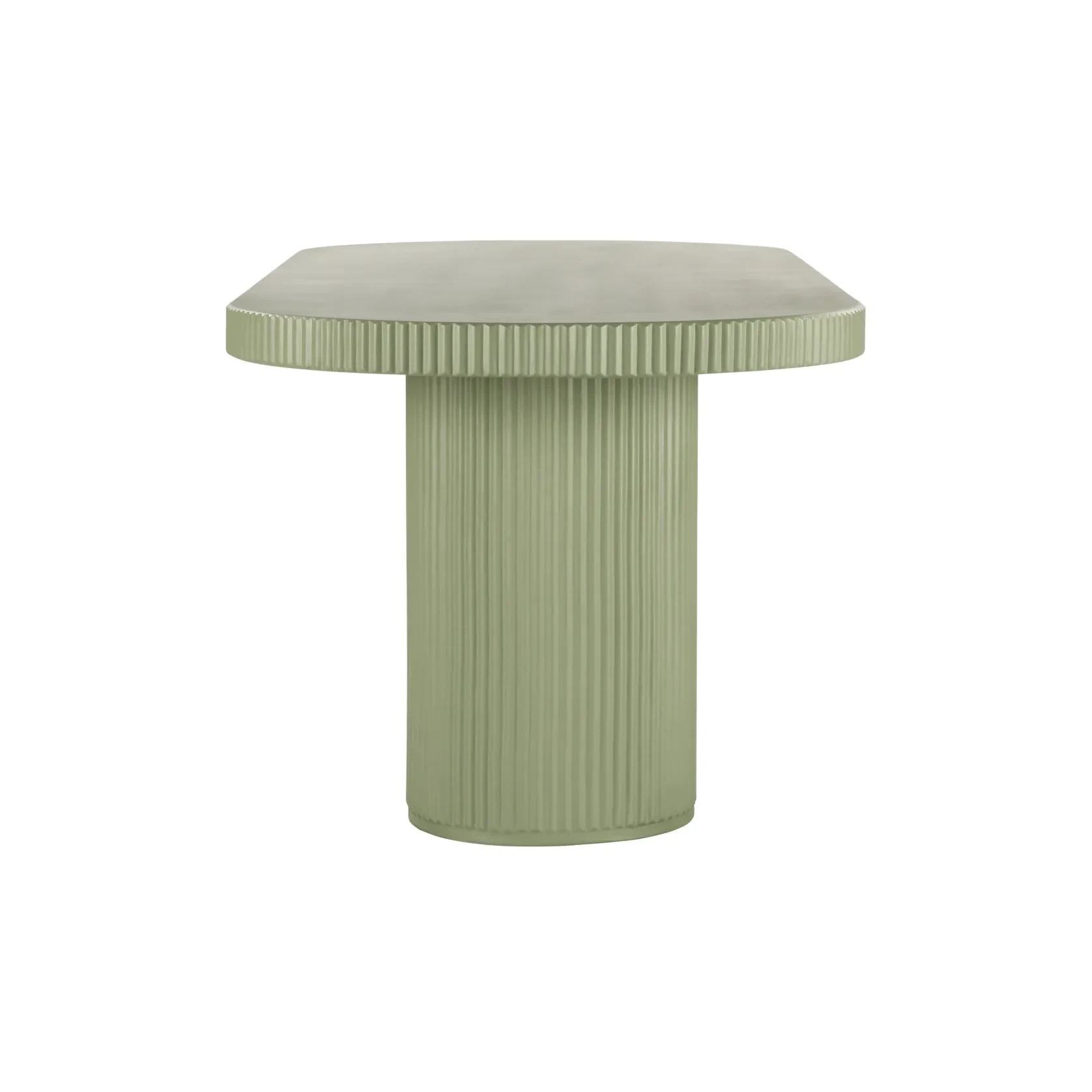 Nova Outdoor Dining Table 240cm - Green Concrete gallery detail image