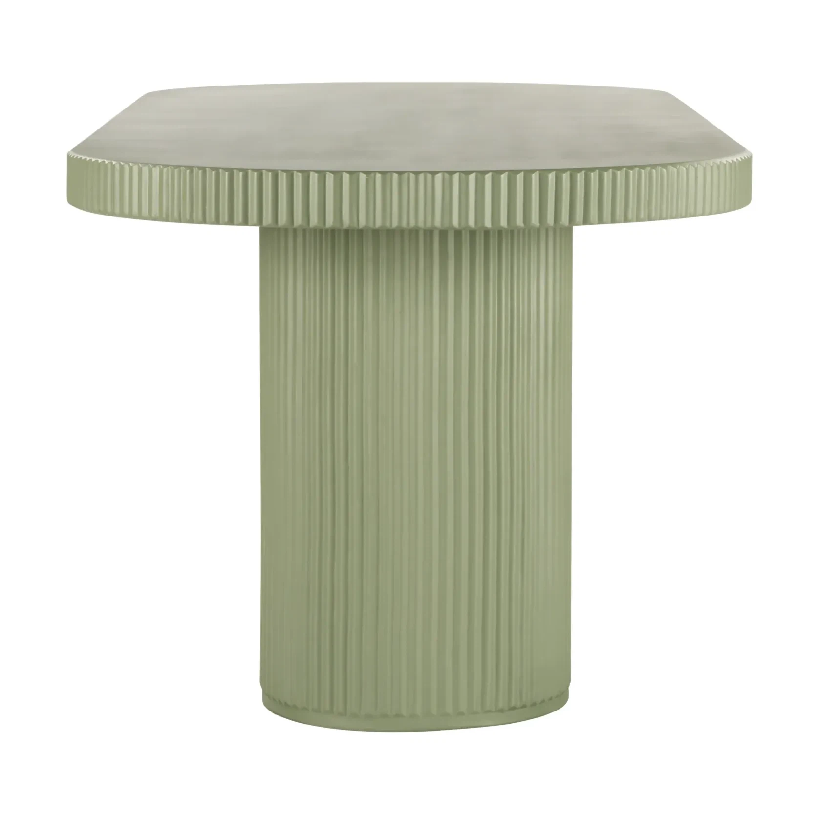 Nova Outdoor Dining Table 240cm - Green Concrete gallery detail image
