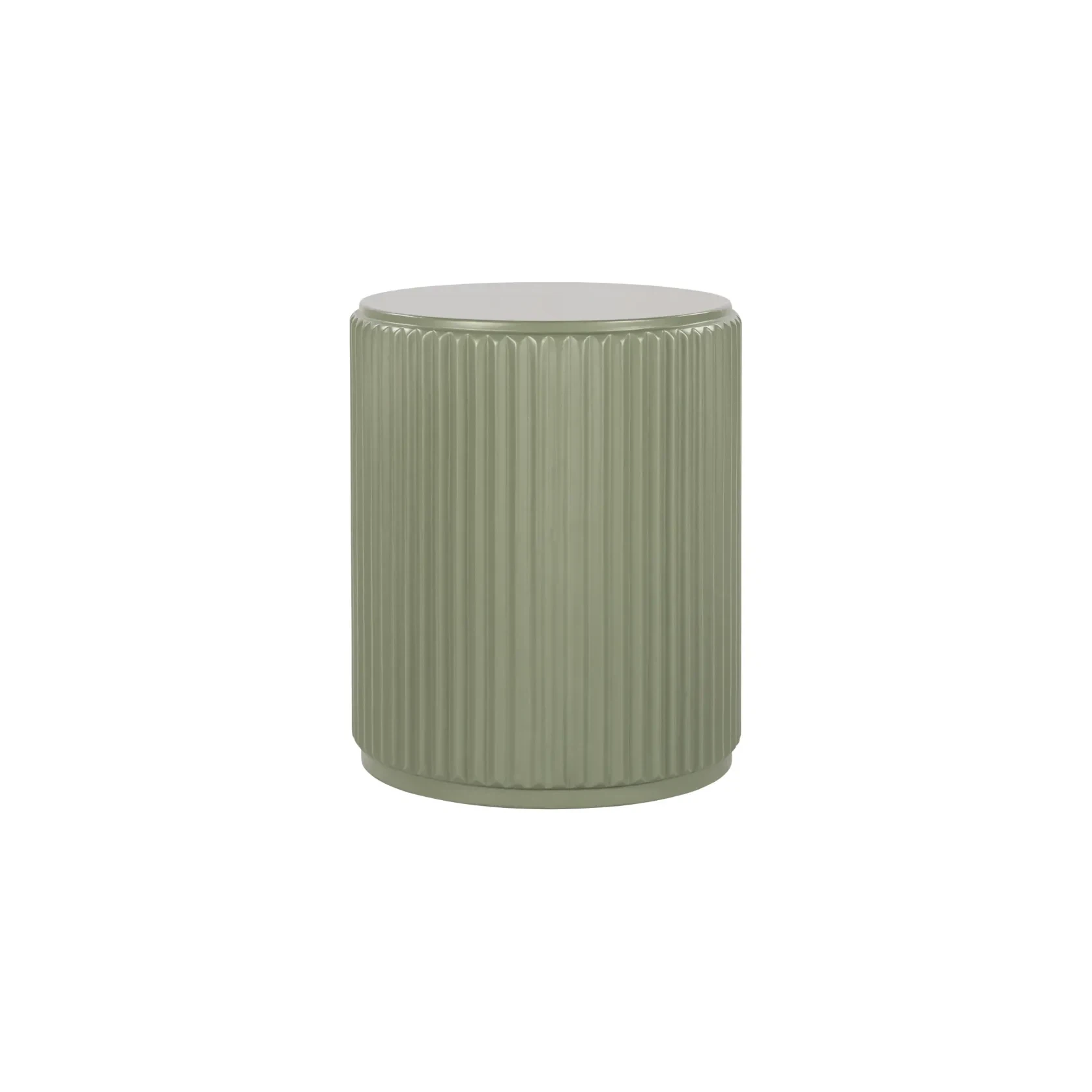 Nova Outdoor Side Table - Green Concrete gallery detail image