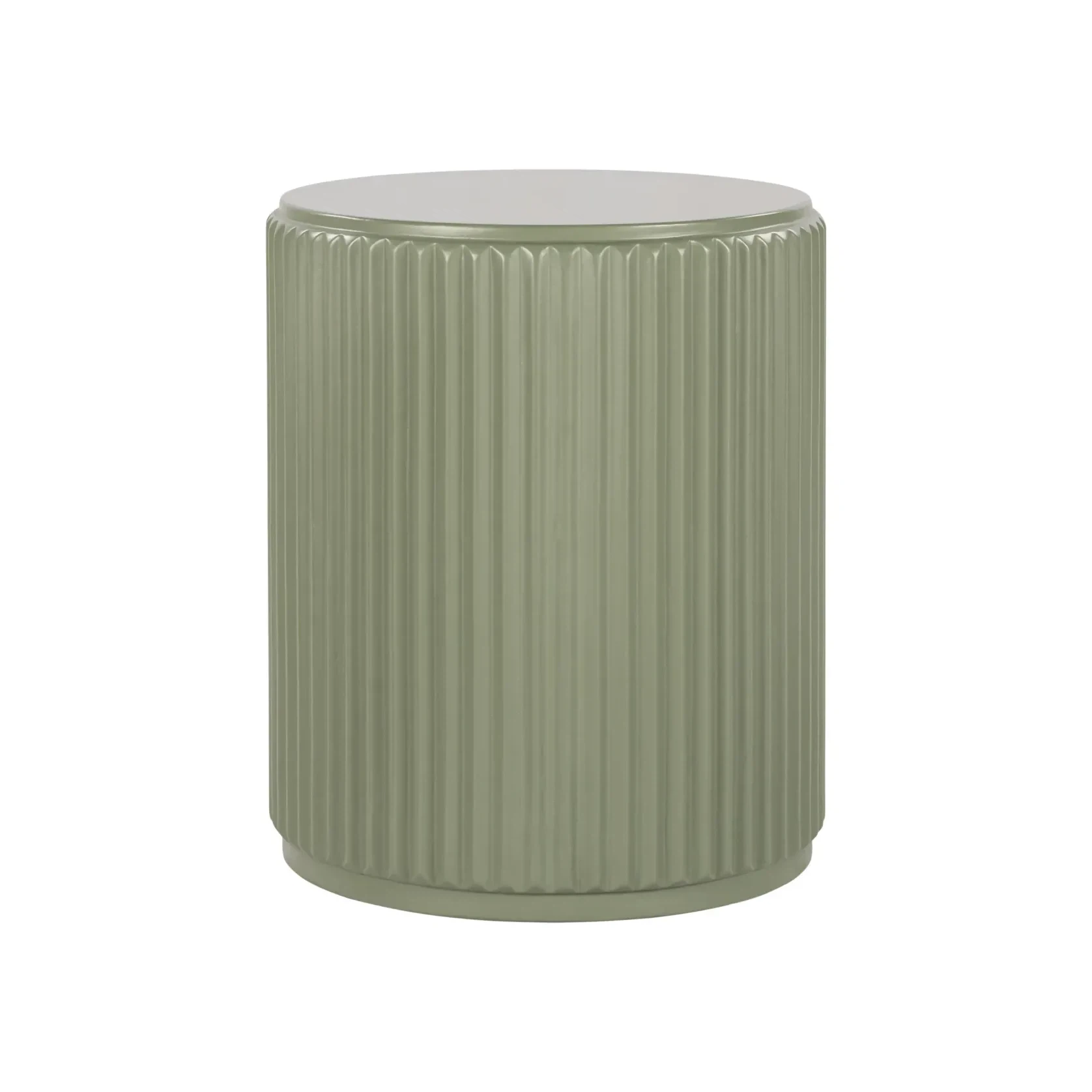 Nova Outdoor Side Table - Green Concrete gallery detail image