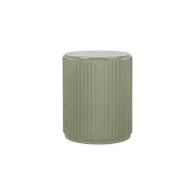 Nova Outdoor Side Table - Green Concrete gallery detail image